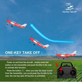 Samolot TOP RC HOBBY Mini SF260 (Żółty)