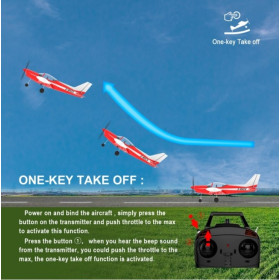 Samolot TOP RC HOBBY - Mini SF260 (Czerwony)