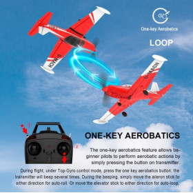 Samolot TOP RC HOBBY - Mini SF260 (Czerwony)