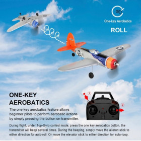 Samolot TOP RC HOBBY - Mini P47
