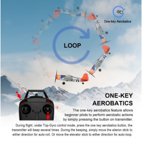 Samolot TOP RC HOBBY - Mini P47