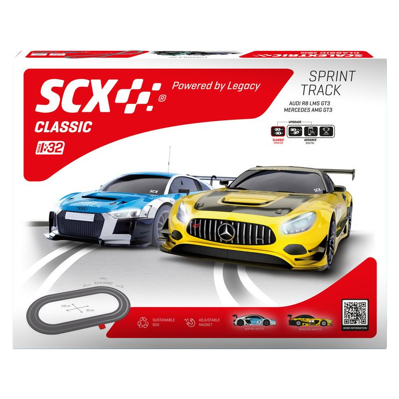 Tor wyścigowy SCX Original Sprint Track (kompletny zestaw)