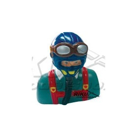 TWMODELS Figurka pilota - niebiesko szara 60mm