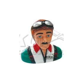 TWMODELS Figurka pilota - zielono brązowa 75mm