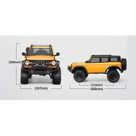 HB TOYS Wilderness Beluga 1/10 R1001 RTR (Orange)