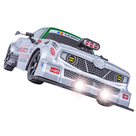 HB TOYS Drift II 4WD 1/16 Srebrny Dodge (Dym + Oświetlenie)