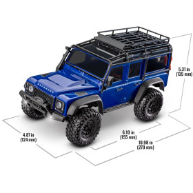 TRAXXAS TRX-4M Land Rover Defender 1/18 4WD RTR (Czarny)