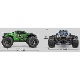TRAXXAS X-Maxx ULTIMATE 8S 4WD 1/5 Monster Truck (Niebieski)