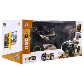 Duży Rock Crawler 1/8 4WD RTR + Oświetlenie LED (Czarny)