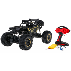 Duży Rock Crawler 1/8 4WD RTR + Oświetlenie LED (Czarny)