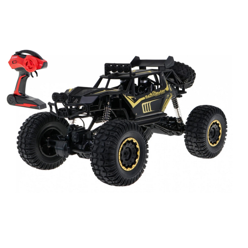 Duży Rock Crawler 1/8 4WD RTR + Oświetlenie LED (Czarny)