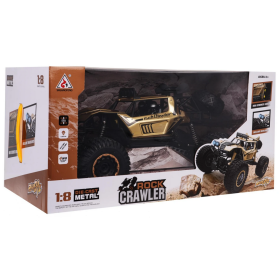Duży Rock Crawler 1/8 4WD RTR + Oświetlenie LED (Złoty)