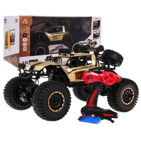 Duży Rock Crawler 1/8 4WD RTR + Oświetlenie LED (Złoty)