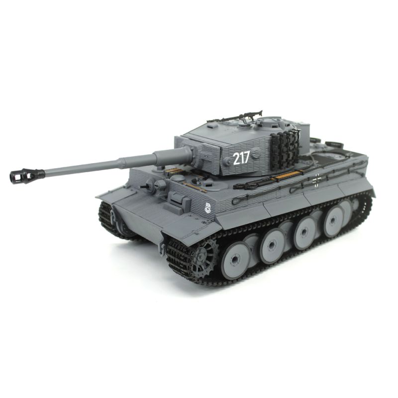 Czołg HENG LONG Taigen German Tiger 1 Mid Std Gray 1/24 2.4GHz (działko ASG/IR/dźwięk)