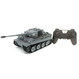 Czołg HENG LONG Taigen German Tiger 1 Mid Std Gray 1/24 2.4GHz (działko ASG/IR/dźwięk)