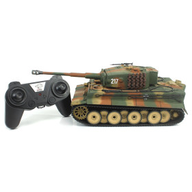 Czołg HENG LONG Taigen German Tiger 1 Mid Painted Camo 1/24 2.4GHz (działko ASG/IR/dźwięk)