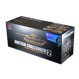 Czołg HENG LONG British Challenger II 1/16 V7.0 2,4GHz (P) (działko ASG/dźwięk/dym)