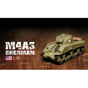 Czołg HENG LONG U.S. M4A3 Sherman 1/30 2.4GHz (walka IR/dźwięk)