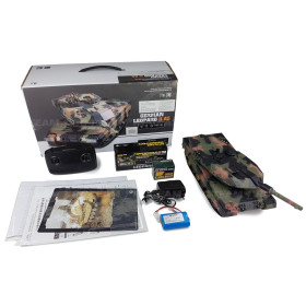 HENG LONG Czołg Leopard II A5 1/24 2.4GHz (działko ASG/IR/dźwięk)