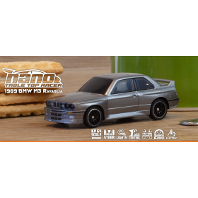 HPI RACING Nano-TTR BMW M3 Ravaglia Dark Silver RTR-X 1/64
