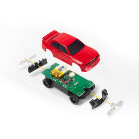 HPI RACING Nano-TTR BMW E30 M3 Ravaglia Red RTR-X 1/64