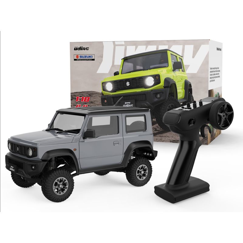 UDI RC Suzuki Jimny 1/24 Crawler 4WD (Szary) + Oświetlenie LED