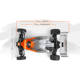 MAVERICK Microbe 1/24 2WD Buggy RTR (Pomarańczowy)