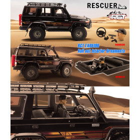 RGT Toyota LC76 Rescuer 4WD 1/10 RTR (Czarny)