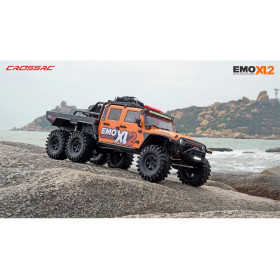 CROSS-RC EMO XL2 Jeep Wrangler 6x6 1/8 RTR Brushless (Orange)
