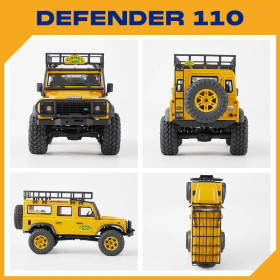 FMS Land Rover Defender 110 FCX24M 1/24 RTR (Camel Trophy)