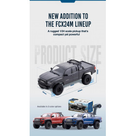 FMS Toyota Tacoma RTR 1/24 (Niebieski)