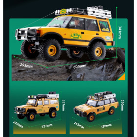 FMS Land Rover Defender 110 FCX10 Scaler 1/10 RTR (RS) (Camel Trophy)