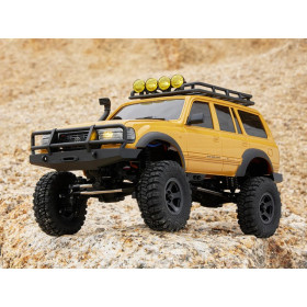FMS Toyota LC80 FCX18 Scaler RTR 1/18 (Żółty)