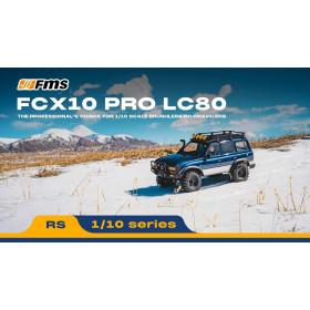 FMS Toyota LC80 FCX10Pro V2 Scaler 1/10 RTR (RS) (Niebieski)