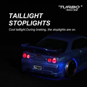 Turbo Racing 1/76 C64 DRIFT RC Car RTR (Metallic blue)