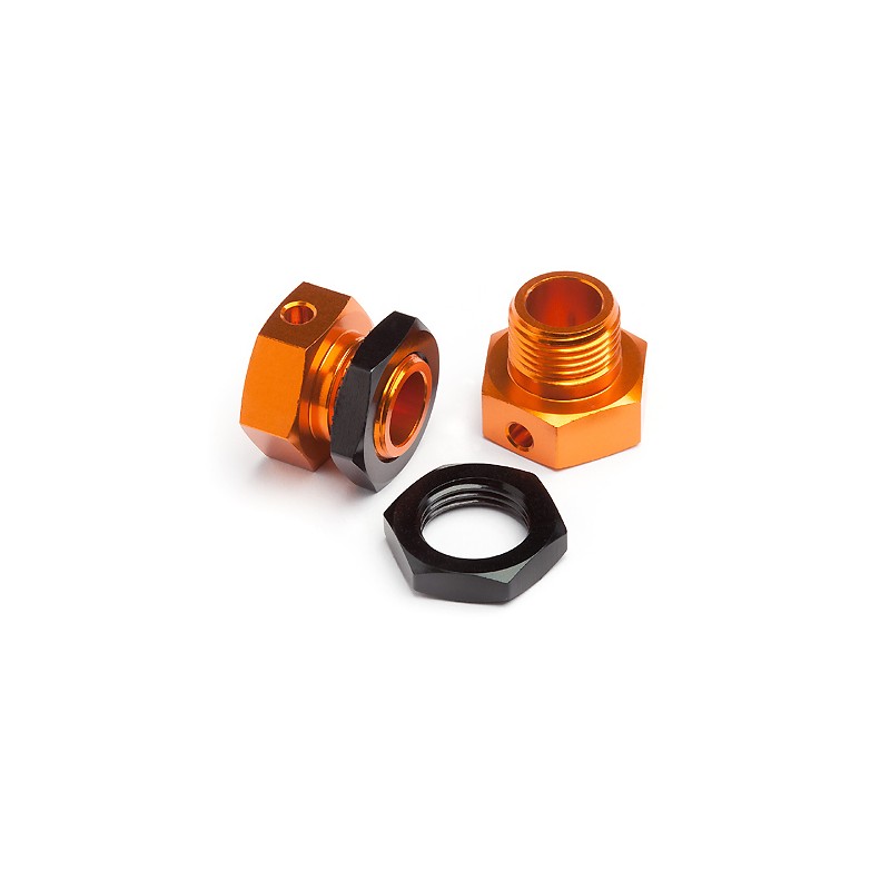 HPI RACING 6.7mm Hex Wheel Adapter Trophy Buggy (Orange/Black