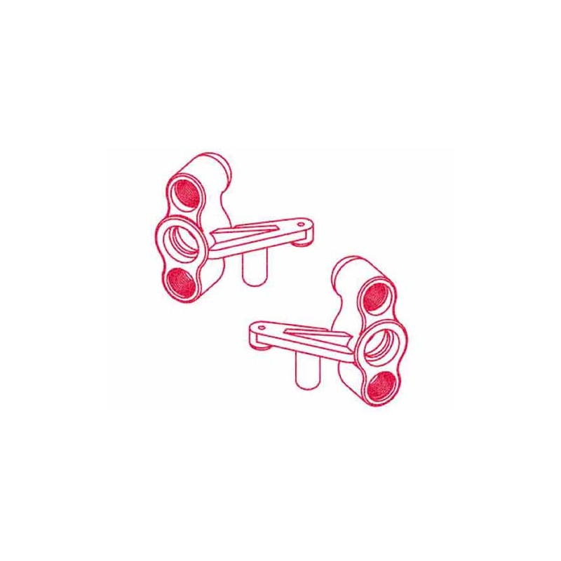LRP Aluminium Knuckle Arms (L & R) - S18 RMT/NM
