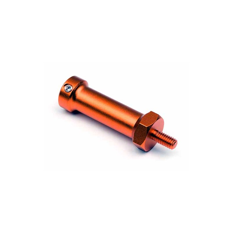 HPI RACING ALUMINUM WHEEL HUB LEFT (ORANGE)