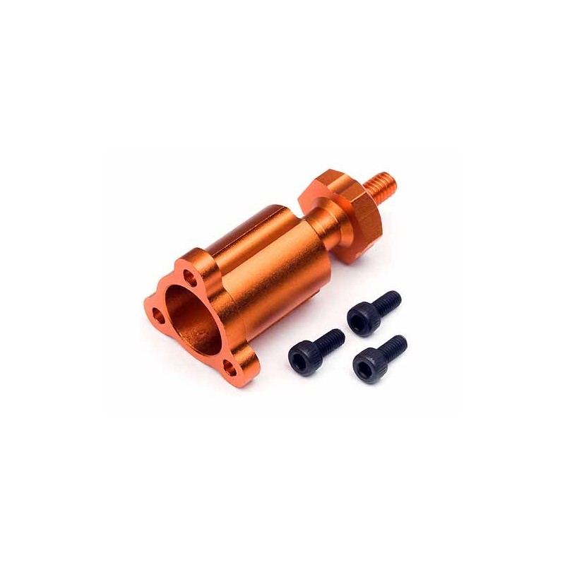 HPI RACING ALUMINUM WHEEL HUB RIGHT (ORANGE)