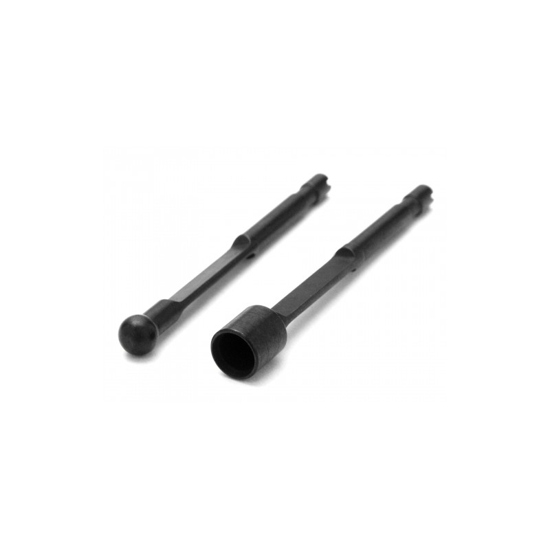 HPI RACING FRONT SWAY BAR SET (MEDIUM/BLACK)