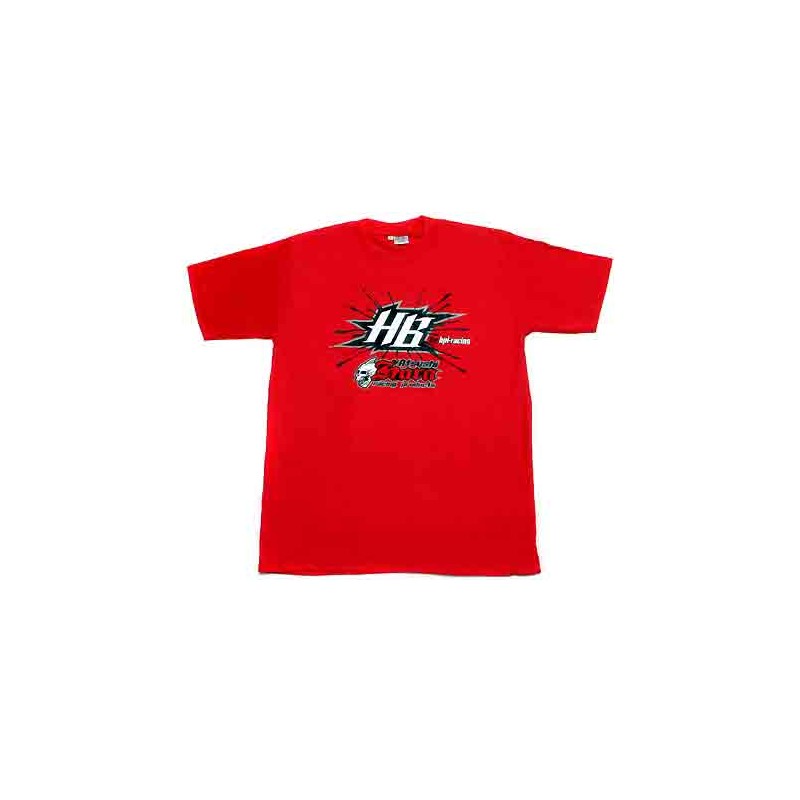 HPI RACING HB/ATSUSHI HARA TEAM T SHIRT (RED/L)