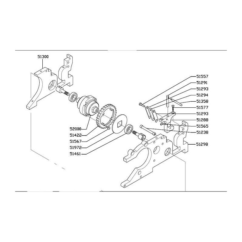 TECHNOKIT M5 REAR CARTER SPACER