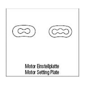 LRP MOTOR SETTING PLATE