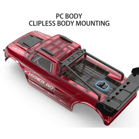 MJX Hyper GO 10210 - Truck Brushless 1/10 4WD RTR (Czerwony)
