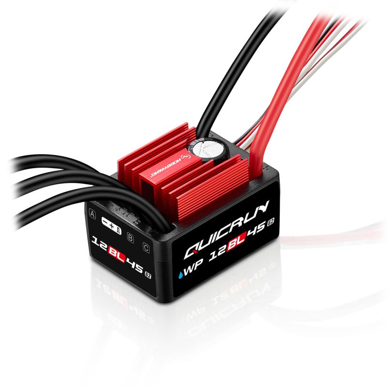 RegulatorHOBBYWING QuicRun WP12BL45 G2 Brushless 45A 2-3S LiPo 1/12