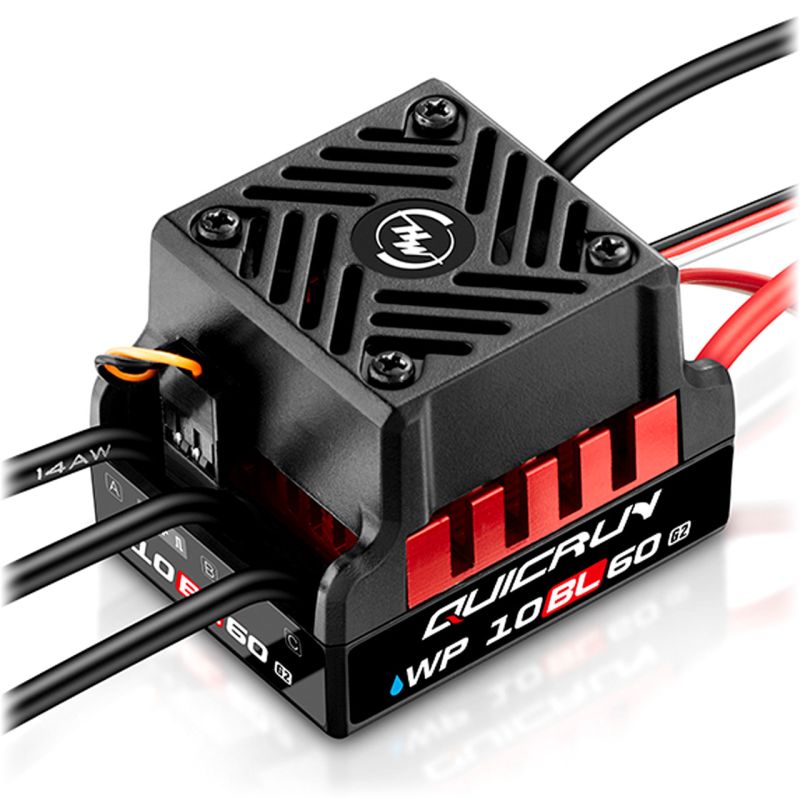 Regulator HOBBYWING QuicRun Brushless WP10BL60 G2 60A 2-3S LiPo 1/10