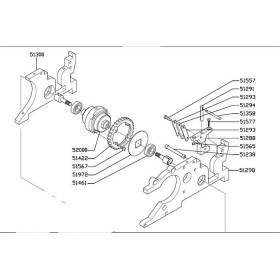 TECHNOKIT rear right brace mount