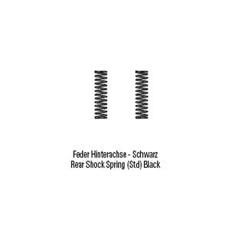 LRP Rear Shock Spring (black) - S18 Buggy