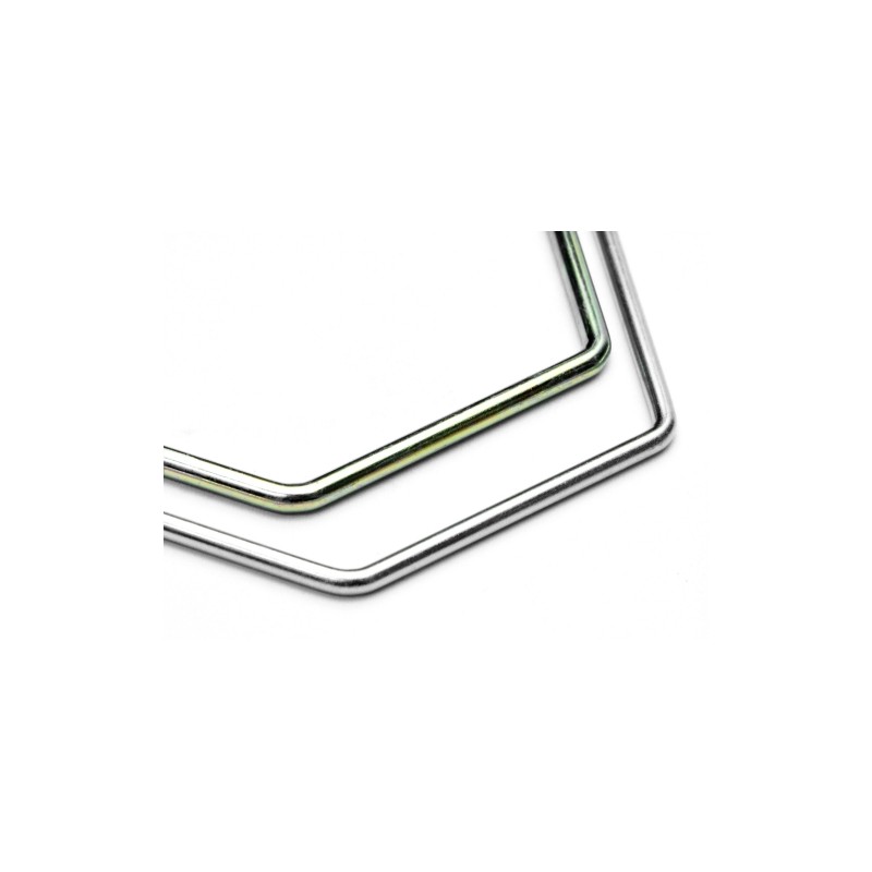 HPI RACING REAR SWAY BAR SET (2.2MM SILVER/2.6MM GOLD)