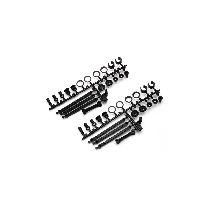 HPI RACING SHOCK PARTS/UPPER ARM SET (2 SETS) (NITRO RS4 MT)